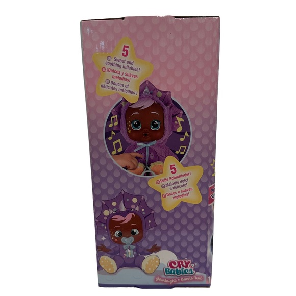 Cry Babies Goodnight Starry Sky ‘Phoebe’ Sucking Pacifier Night Light NIB - Picture 2 of 11